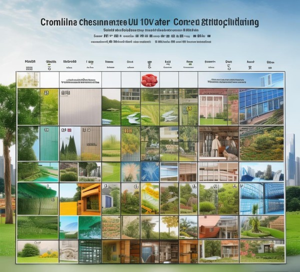 建材产品分类表格，助力建筑可持续发展